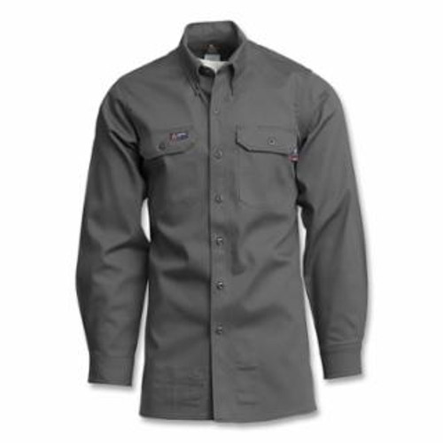 LAPCO SHIRT-7OZ 100% FR LT WTGRAY