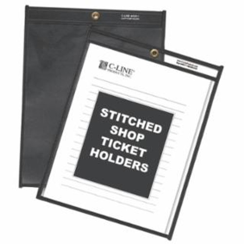 C-LINE PRODUCTS INC. SHOP TICKET HOLDERS CLEAR- 9 X 12- 25/BX