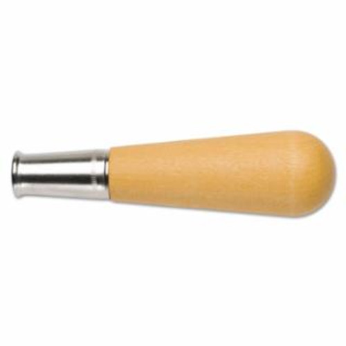 CRESCENT/NICHOLSON® HANDLE WOOD W/METAL FERRULE #4