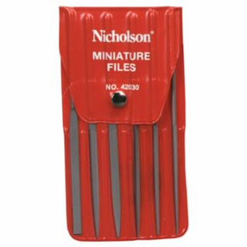 CRESCENT/NICHOLSON® 5-1/2" RHN 6 ASSORTED MINIFILES W/VINYL POU