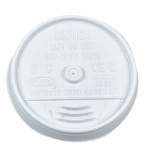 DART® CONTAINER CORP. (CASE/1000) DART LID SIPTHRU WHITE