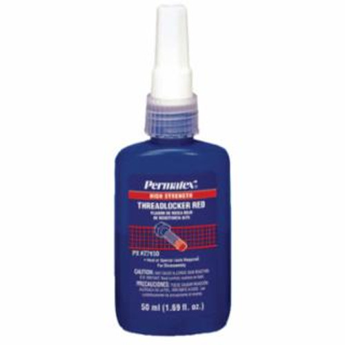 PERMATEX HIGH STRENGTH THREADLOCKER RED 50ML TUBE