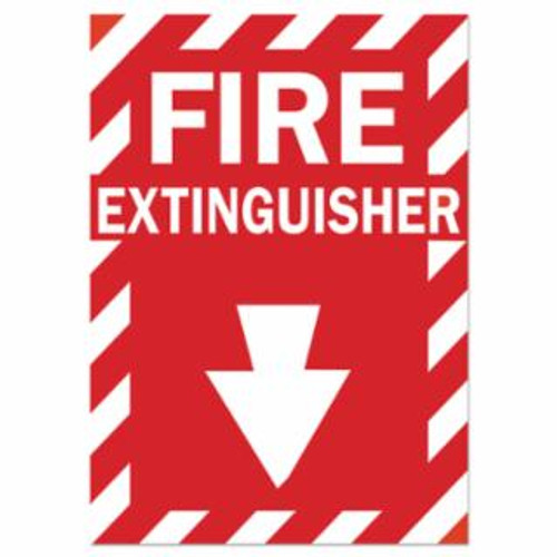 BRADY® FIRE SIGN  B-302  14IN HX 10IN W