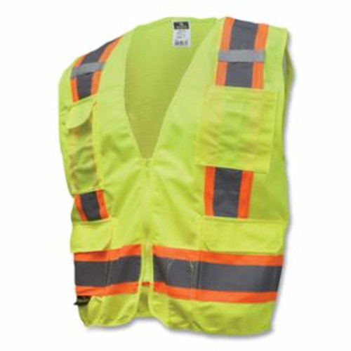 RADIANS TPR/CL2 SOL/MESH 2TONE SURV VEST-GRN-XL