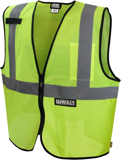 DEWALT DSV220 CLASS 2 ECONOMY MESH VEST-GRN-M