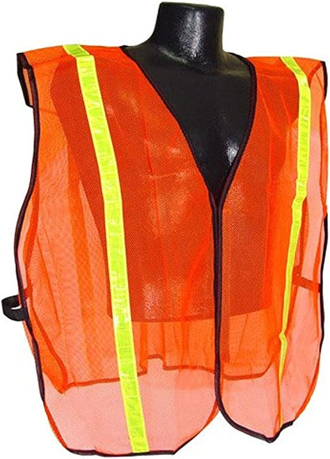 NON RATED MESH SAFETY VST/1" TP-ORG-S-XL