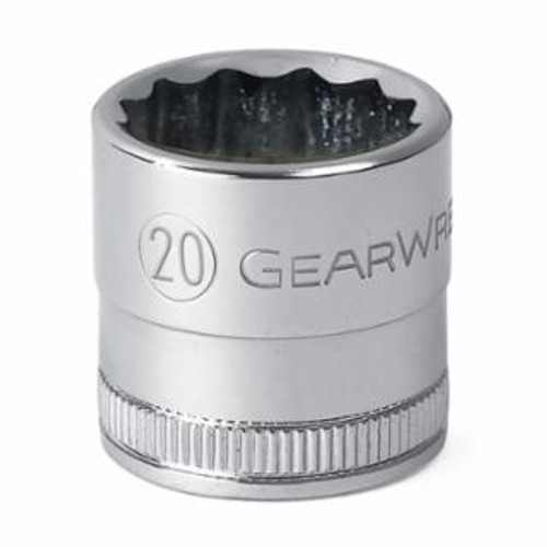 GEARWRENCH 1/2" DRIVE 12 POINT STANDARD METRIC SOCKET 25MM