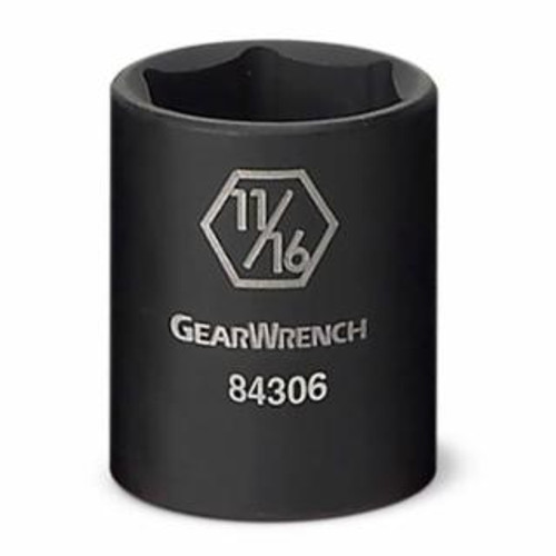 GEARWRENCH 3/8" DRIVE 6 POINT STANIMPACT SAE SOCKET 9/16"