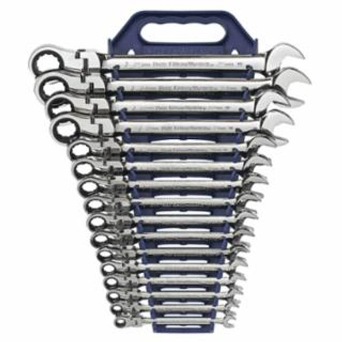 GEARWRENCH 16PC FLEX COMB WRENCH SET METRIC