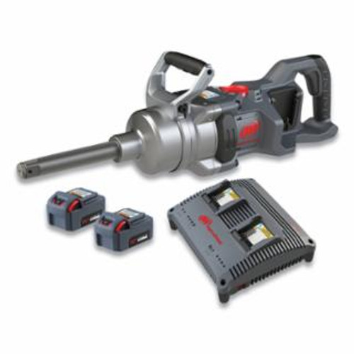 INGERSOLL RAND POWER TOOLS/HOISTS/AIR MOTORS 1" CORDLESS IMPACT WRENCH 6" ANVIL 2 BATTERY KIT