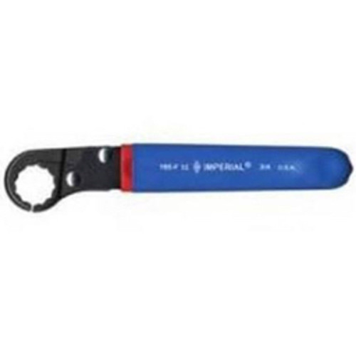 IMPERIAL TOOL 3/8" OPEN END RATCHET WRENCH W/2 TONE GRIPS