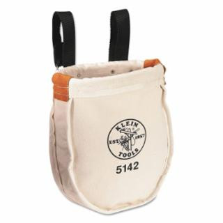 Klein Tools 5142P Tool Bag, Canvas Utility Bag, Interior Pocket, 9 x 8 x 10-Inch