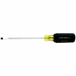 Klein Tools 605-4B Wire Bending Cabinet Tip Screwdriver 4-Inch