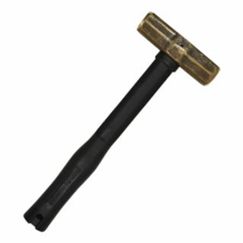 Klein Tools 7HBRFRH07 Brass Sledge Hammer, Rubber Handle, 7-Pound