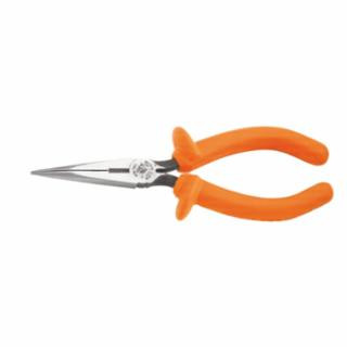 Klein Tools D203-7-INS Pliers, Long Nose Side-Cutters, Insulated, 7-Inch