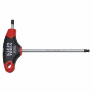 Klein Tools JTH6M25BE 2.5 mm Ball-End Hex Key, Journeyman T-Handle, 6-Inch