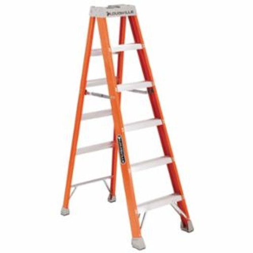 LOUISVILLE LADDER FS1506UB 6' FIBERGLASS ADVENT STEP LADDER