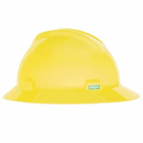 MSA HAT V-GD STD HI-VIZ YELGRN W/RATCHET