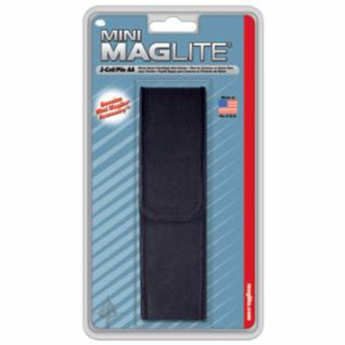 MAG-LITE BLACK NYLON FULL FLAP HOLSTER F/MINI-MAG