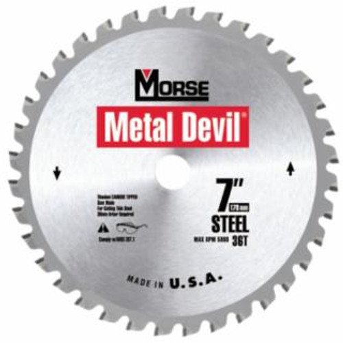 M.K. MORSE 8IN 60T ALUM. CUTTING CIRCULAR BLADE-5/8IN ARBOR