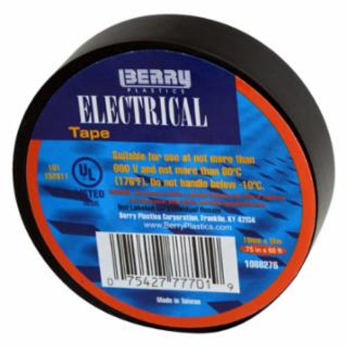 BERRY GLOBAL 777-1 3/4" X 60' BLACK ELECTRICAL TAPE