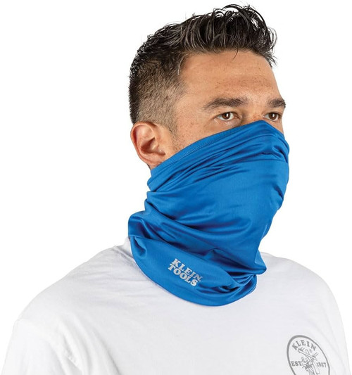 Klein Tools 60439 Neck and Face Cooling Band, Blue