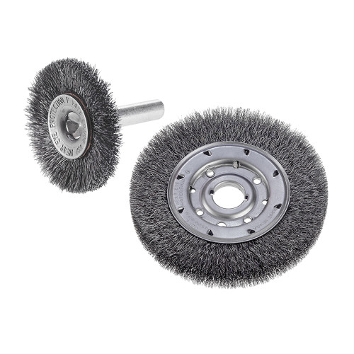 CGW Abrasives 60182 6 Radcrmp Nrw 014 1/2-5/8 Ah Wire Brush Crim, 1 Pack
