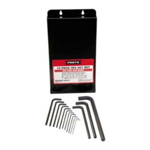 PROTO SET HEX KEY 14PC LONG