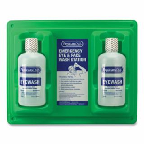 FIRST AID ONLY 32 OZ TWIN BOTTLE EYE FLUSH STATION