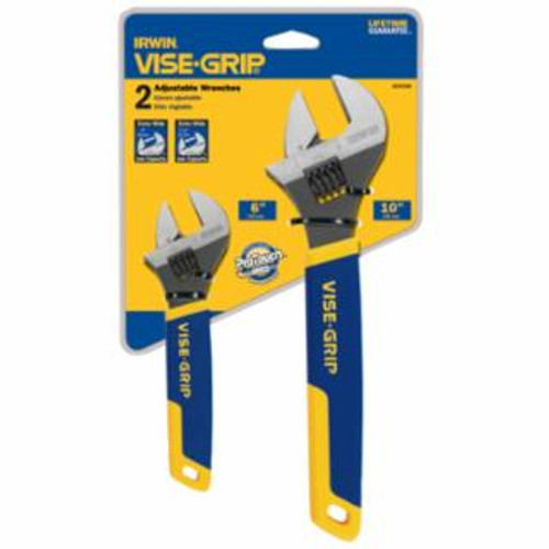 IRWIN 2 PIECE ADJUSTABLE WRENCH DISPLAY (6" & 10")