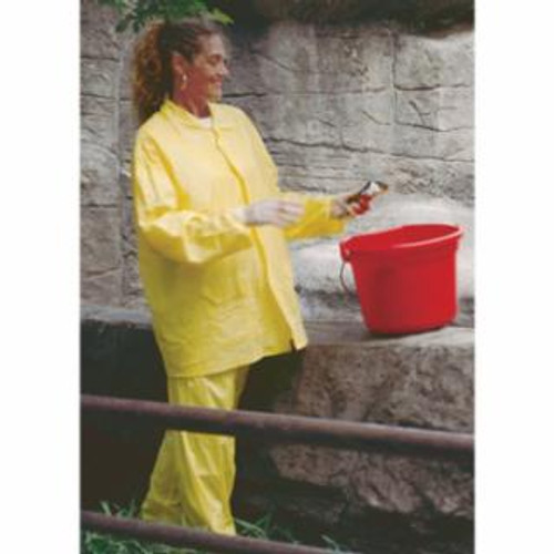 MCR SAFETY ZODIAC- .10MM- SINGLE PLY PVC- SUIT 3 PC- YELLOW