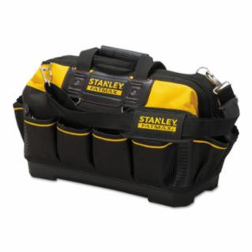 STANLEY FATMAX 18" FABRIC/PLASTIC OPEN MOUTH TOOL BAG