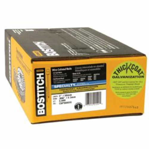 BOSTITCH NAIL COIL 090 RNG. 2"GALV. 3600 PER BOX