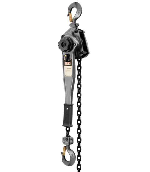 JET JT9-287400 JLP-150A-5, JLP-A Series 1-1/2 Ton Lever Hoist, 5' Lift