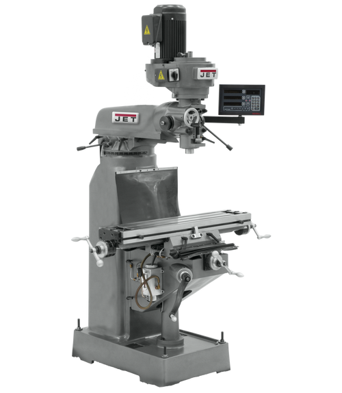 JET JT9-691184 JVM-836-3 Mill With 3-Axis Newall NMS800 DRO (Quill)