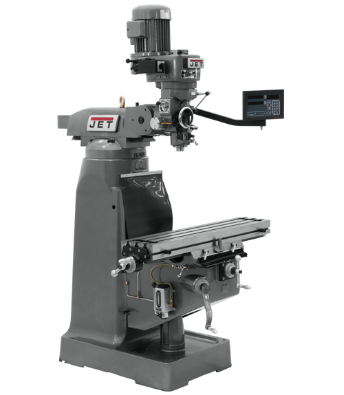 JET JT9-691228 JVM-836-1 Mill With 3-Axis Newall NMS800 DRO (Knee)