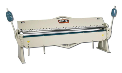 BAILEIGH BA9-1000361 Bb-12014; Heavy Duty Manually Operated Box And Pan Brake, 10' Length, 14 Gauge Mild Steel Capacity