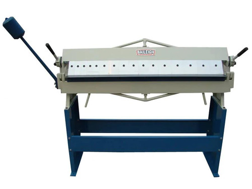 BAILEIGH BA9-1000475 Bb-4816E; Manually Operated Box And Pan (Finger) Brake, 4' Length, 16 Gauge Mild Steel Capacity
