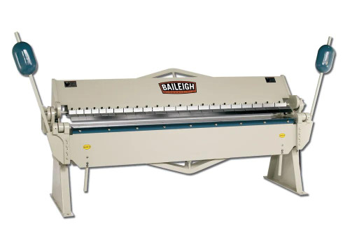 BAILEIGH BA9-1000553 Bb-9612; Heavy Duty Manually Operated Box And Pan (Finger) Brake, 8' Length, 12 Gauge Mild Steel Capacity