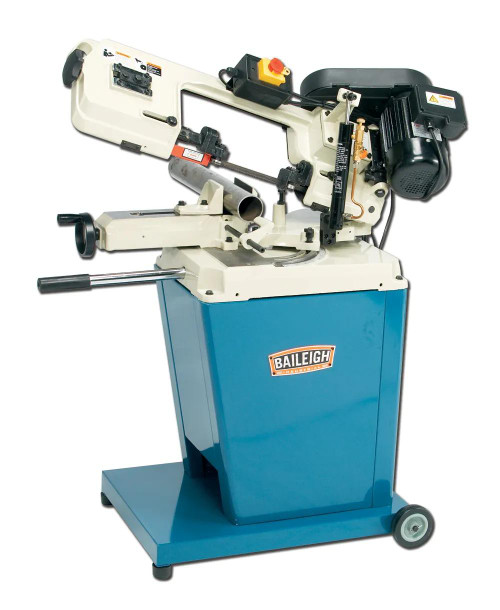 BAILEIGH BA9-1001095 Bs-128M; 5"X6 Portable Mitering Band Saw 3/4HP, 110V, Single Phase