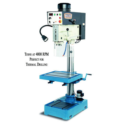 BAILEIGH BA9-1002871 Dp-1250Vs-Hs; 20" Evs Inverter Driven High Speed Drill Press 2HP, 220V 1Phase