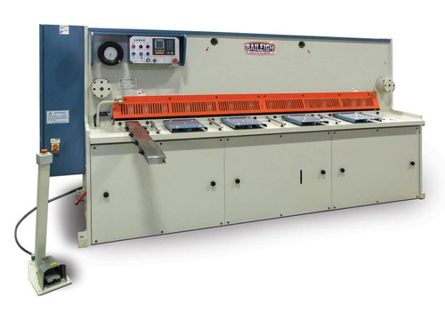 BAILEIGH BA9-1007179 Sh-70250-Hd; 220V 3Phase Heavy Duty Hydraulic Shear. 96" Legth, 1/4" Mild Steel Capacity