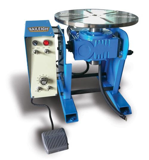 BAILEIGH BA9-1008396 Wp-450; 110V 13" Welding Positioner, 450 Lbs Capacity And 90 Degrees