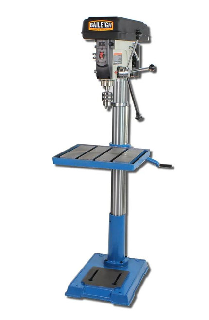 BAILEIGH BA9-1015771 Dp-2012F-Hd-V3; 220V 20" Floor Drill Press 12 Spindle Speeds, 16.5"X18.5" Table Mt4, Led Worklight