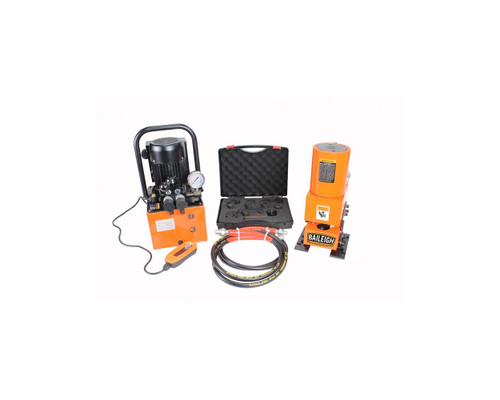 BAILEIGH BA9-1011990A HP-50H; 110V 50 Ton Hydraulic Punch, Includes 5 Sets Of Punches And Hydraulic System --- While Supplies Last