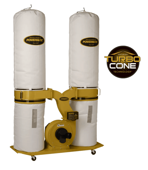 POWERMATIC PM9-1792071K Pm1900Tx-Bk1 Dust Collector, 3HP 1Ph 230V, 30-Micron Bag Filter Kit
