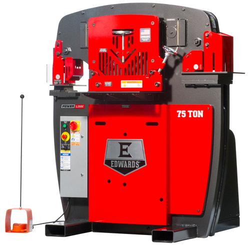 EDWARDS 75T IRONWORKER-3PH, 208V, POWERLINK SYS IW75-3P208-AC600