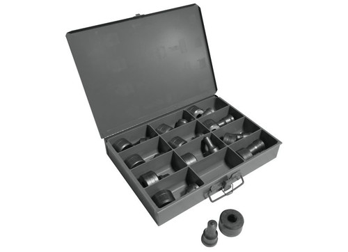 EDWARDS ED9-PD1220 12 Piece Standard Round Punch & Die Set With Storage Case