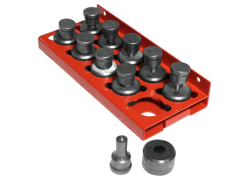EDWARDS ED9-PD1500 10 Piece Round Punch & Die Set With Punch & Die Tray