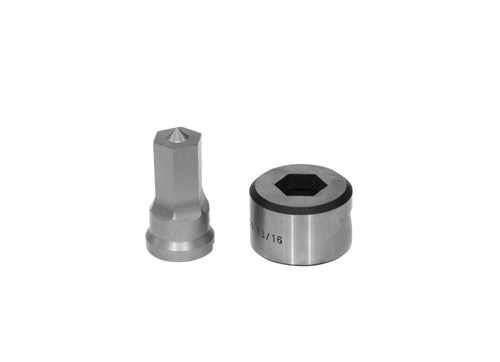 EDWARDS ED9-PDH25/32 25/32" Hex Punch & Die Set With Key-Way